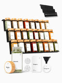Gewürzgläser 24er Set & Regal