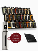 24er Gewürzgläser-Set mit Regal + GRATIS Ölsprüher
