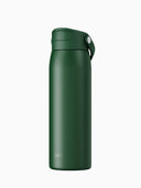 Trinkflasche | Edelstahl | Mit Strohhalm