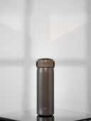 Trinkflasche | Edelstahl | Mit Strohhalm