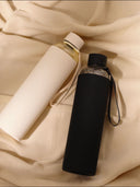 Glasflasche mit Silikonschutz