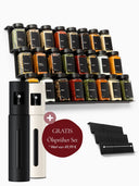 24er Gewürzgläser-Set mit Regal + GRATIS Ölsprüher Set