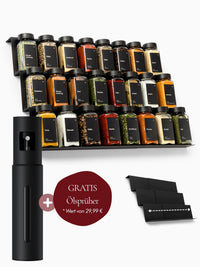 24er Gewürzgläser-Set mit Regal + GRATIS Ölsprüher