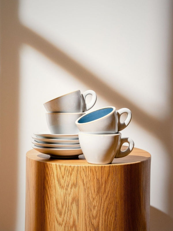 Cappuccino- & Espressotassen | 4 St. | inkl. Unterteller