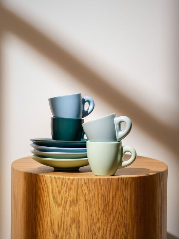 Espressotassen | 4 St. | inkl. Unterteller