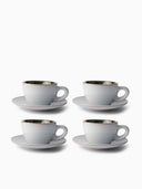 Cappuccino- & Espressotassen | 4 St. | inkl. Unterteller