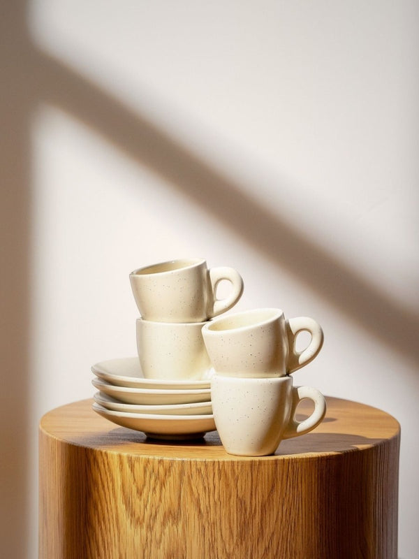 Espressotassen | 4 St. | inkl. Unterteller