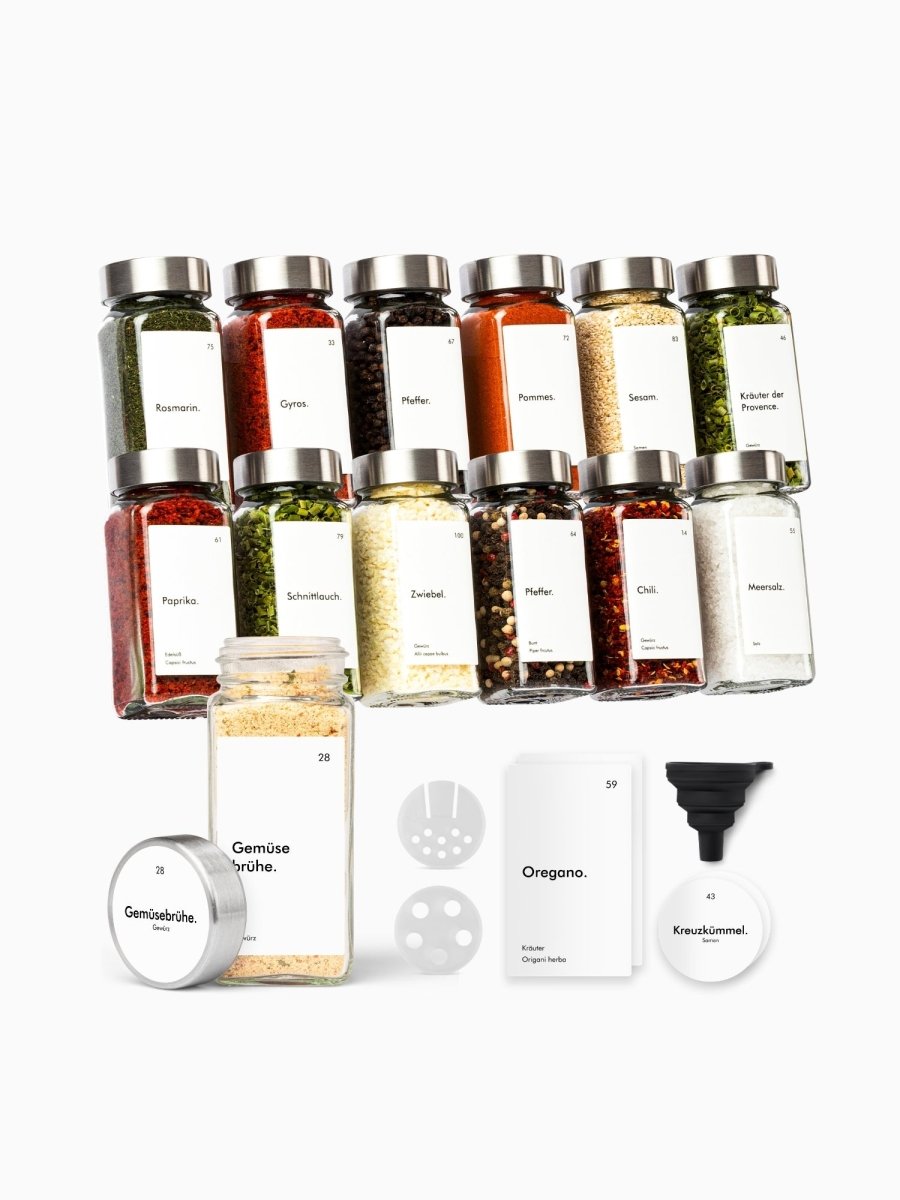 Gewürzgläser 12er Set
