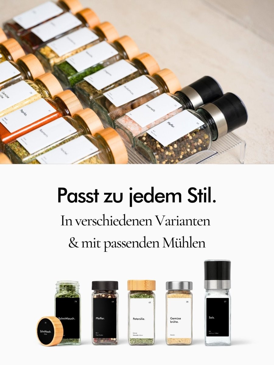 Gewürzgläser 12er Set
