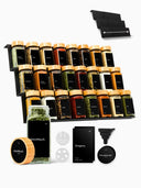 Gewürzgläser 24er Set & Regal