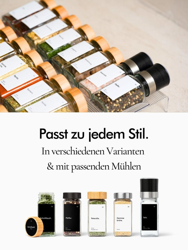 Gewürzgläser 24er Set