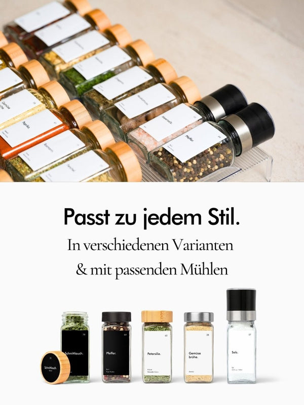 Gewürzgläser 24er Set