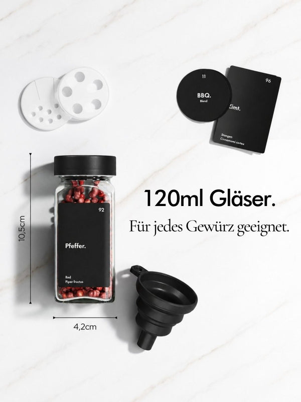 Gewürzgläser 24er Set