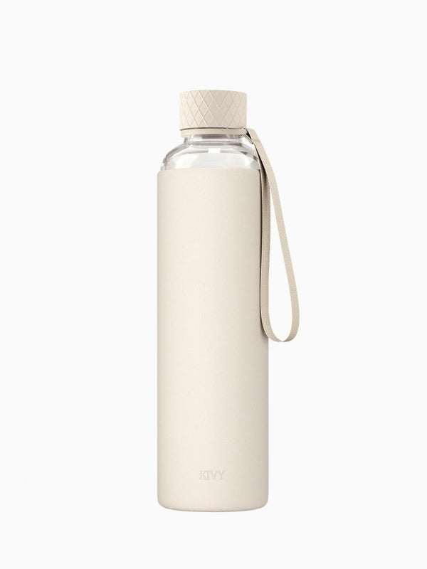 Glasflasche mit Silikonschutz