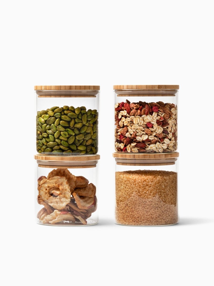 Storage containers | Glass | Bamboo