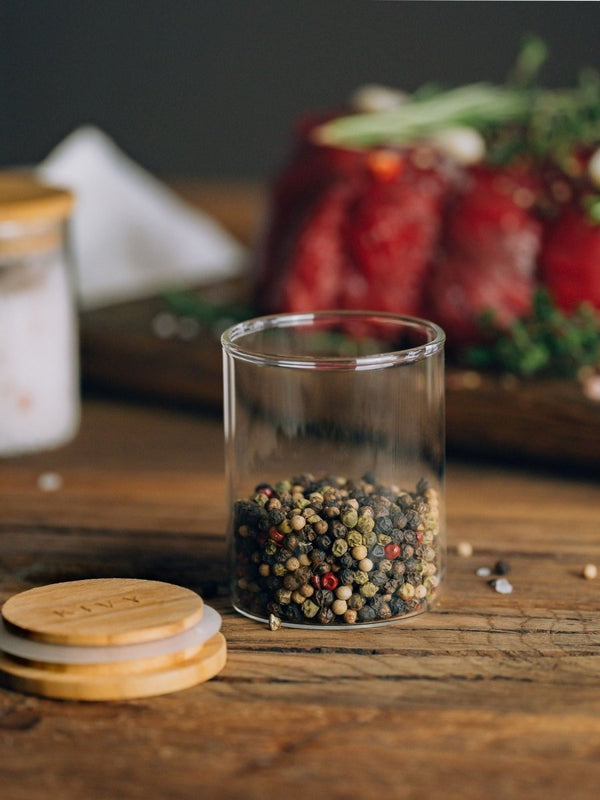 Storage containers | Glass | Bamboo