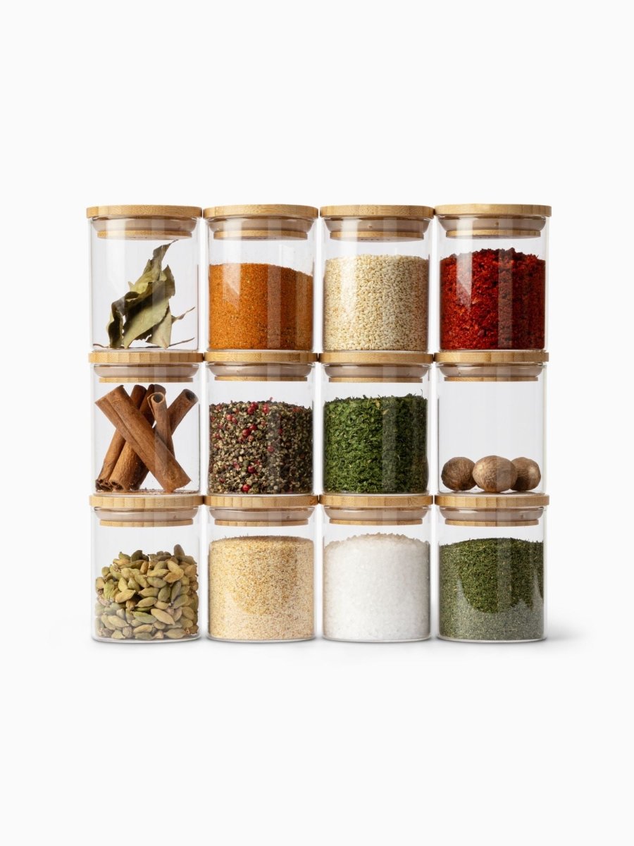 Storage containers | Glass | Bamboo