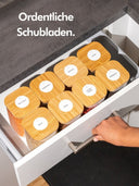 Vorratsgläser | Eckig mit Etiketten