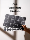 Vorratsgläser | Eckig mit Etiketten