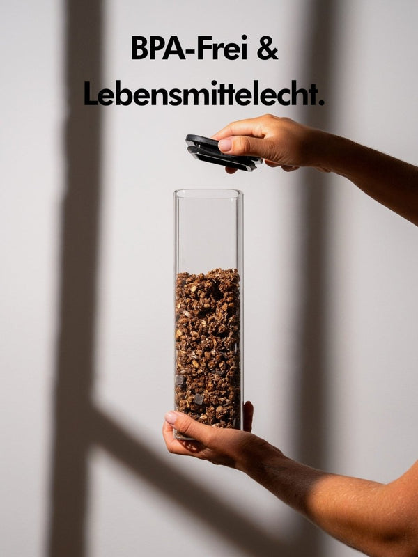 Vorratsgläser | Eckig mit Etiketten