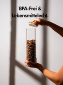 Vorratsgläser | Eckig mit Etiketten