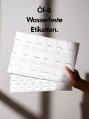 Vorratsgläser | Eckig mit Etiketten