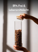 Vorratsgläser | Eckig mit Etiketten